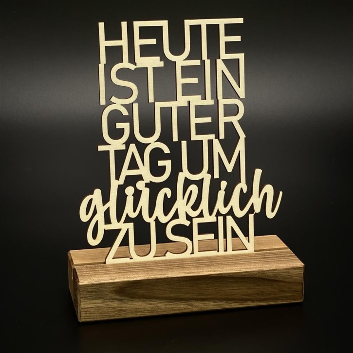 Deko Aufsteller Heute